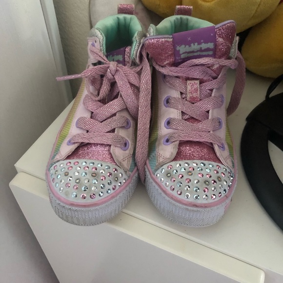 Twinkle Toes Light Up Girls Shoes - Picture 5 of 7